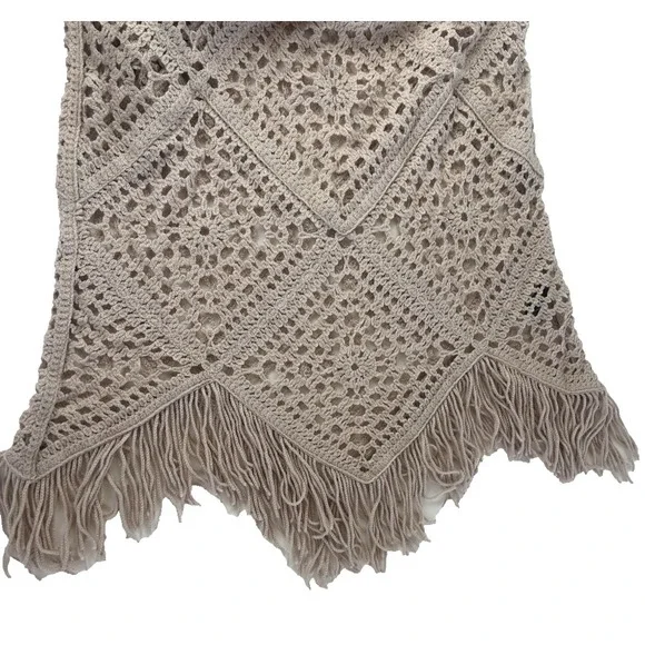 Nasty Girl Crochet Dress/Coverup Fairycore Boho Whimsigoth Tomatoe Girl Size L - Picture 8 of 12